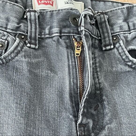 Levi’s 510 Gray Skinny Jeans Sz 16 Reg W28xL28 - Picture 5 of 12